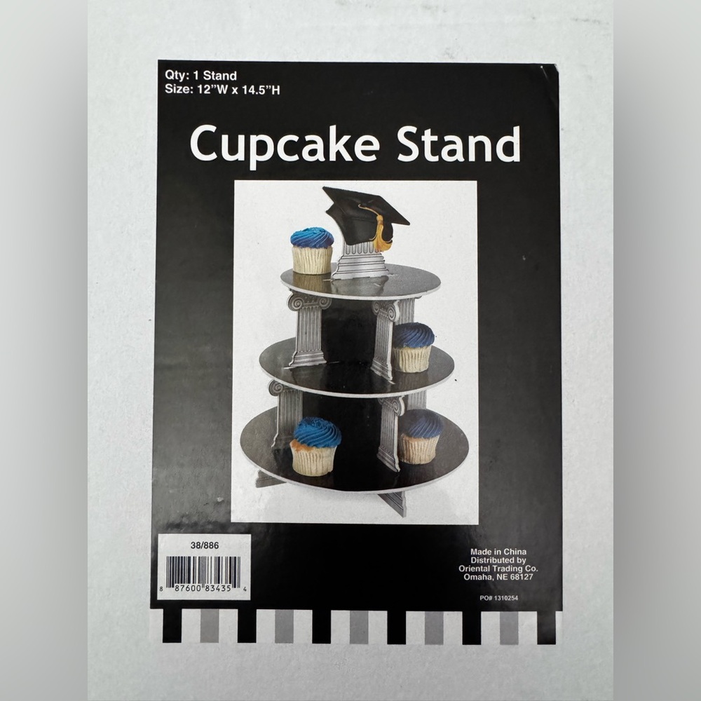 2/$10- Black Cupcake Stand for Parties